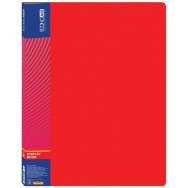 Папка на  20 файлов Economix 30602-03 красная, пластик 600мкм