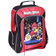 Рюкзак школьный 15,7" Cool for School AB03811 "Angry Birds Space" черный/красный, 420х290х130