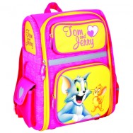 Ранец школьный 14,5" Cool for School TJ02809 "Tom and Jerry" каркасный, 370х300х120