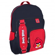 Рюкзак школьный 17 " CFS AB03812 "Angry Birds" черный/ красный, 435х300х110