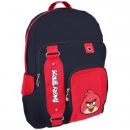 Рюкзак школьный 17 " CFS AB03813 "Angry Birds" черный/ красный, 435х300х110
