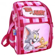 Ранец школьный 14,5" Cool for School TJ02803 "Tom and Jerry" каркасный, 370х270х140