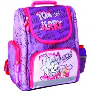Ранец школьный 15 " Cool for School TJ02813 "Tom and Jerry" каркасный 380х270х150