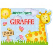 Альбом для наклеек Stickers SJSA029ABCD "Веселые животные" 210х147мм