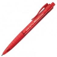 Ручка шариковая Faber Castell SUPER TRI 246021 автоматическая, красная, 0,5мм