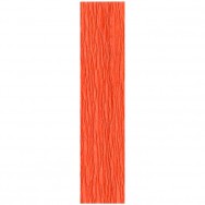 Бумага цветная гофрированная Interdruk 200х50 № 5 светло-оранжевая