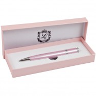 Ручка шариковая Langres "Perfume" 401020-10 черная, корпус розовый с кристаллами, 0,7мм