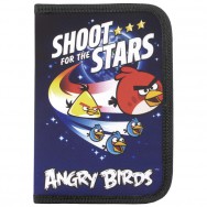 Пенал твердый CFS AB03378 "Angry Birds" одинарный с 1 отворотом, на молнии, 195х130х 30
