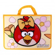 Портфель Cool For School AB03301"Angry Birds" A4 2 отд., на молнии, пластик 950мкм, 320х250
