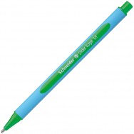 Ручка шариковая Schneider Slider Edge M Green зеленая, трехгранный прорезиненный корпус, 1,0мм, S152104
