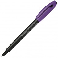 Ручка линер Schneider TOPLINER 967 фиолетовая, черный корпус, 0,4мм, S196708
