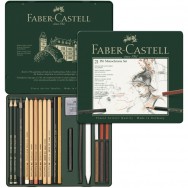 Набор графита Faber-Castell PITT® GRAPHITE 112976 21 предмет, в металлической коробк