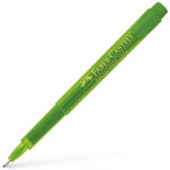 Ручка линер Faber Castell 155466 "BROADPEN 1554" зеленая трава/ grassgreen, 0,8мм