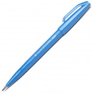 Ручка-кисточка Pentel BRUSH SIGN PEN® SES15C-S голубой