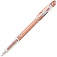 Ручка гелевая Pentel Slicci Metallic "BG 208МЕ-Х" бронза металлик, 0,8мм