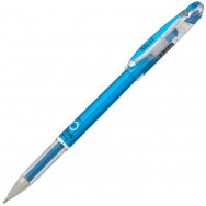 Ручка гелевая Pentel Slicci Metallic "BG 208МС-Х" синий металлик, 0,8мм