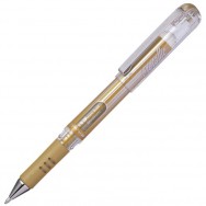 Ручка гелевая Pentel HYBRID GEL METALLIC "К230-XO" золотой металлик, 1,0мм