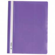 Скоросшиватель пластиковый BuroMax A4 3311-07 фиолетовый, глянцевый