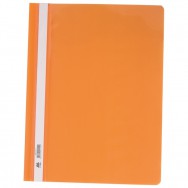 Скоросшиватель пластиковый BuroMax A4 3311-11 оранжевый, глянцевый