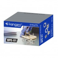 Клепки (люверсы) Kangaro ВРЕ-01 для дырокола Kangaro BP-01 серебристые, 100шт