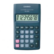 Калькулятор карманный  8р Casio HL-815L-BK больш.дисплей, 118х69,5х18 мм