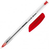 Ручка шариковая Optima 15652-03 "TRIPLEX" красная, масляная, трехгранный корпус, 0,7мм