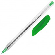 Ручка шариковая Optima 15652-04 "TRIPLEX" зеленая, масляная, трехгранный корпус, 0,7мм