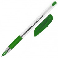 Ручка шариковая Optima 15671-04 "TRIPLEX GRIP" зеленый, масляная, рез.грип, трехгранный корпус, 0,7мм