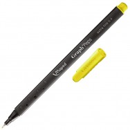 Ручка линер Maped "GRAPH PEPS" желтый, 0,4мм, трехгранный корпус,  MP.749115