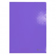 Папка-уголок A4 Optima 35120-12 "Вышиванка" фиолетовая, плотность 180мкм