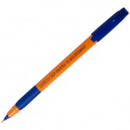 Ручка шариковая BuroMax 8354-01 ExpressGrip синяя, масляная, корпус оранжевый, рез.грипп, 0.7мм