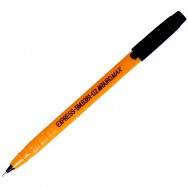 Ручка шариковая BuroMax 8361-02 Express черная, масляная, корпус оранжевый, 0.7мм