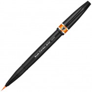 Ручка-кисточка Pentel BRUSH SIGN PEN ARTIST® SESF30C-FХ оранжевый