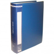 Папка на 100 файлов BuroMax 3633-02 синяя, в боксе, пластик 950мкм