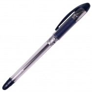 Ручка шариковая BuroMax 8352-01 MaxOFFICE синяя, масляная, корпус прозрачный, рез.грипп, 0.7мм