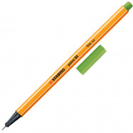 Ручка линер Stabilo point 88/33 apple green зеленое яблоко, 0,4мм