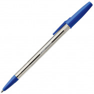 Ручка шариковая LUXOR Ranger 1202 синяя, ребристый грип, 1,0мм