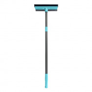 Швабра для мытья окон IDEA HOME DS-1534-20 BLUE телескопическая ручка до 112см, губка 20см