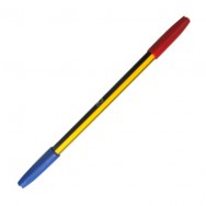 Ручка шариковая Olli 777А 2- х цветная синяя/красная, 0,7мм