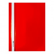 Скоросшиватель пластиковый Economix A4 31509-03 красный, матовый