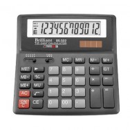Калькулятор настольный 12р Brilliant BS-322 професиональный 156х157х34(15)мм