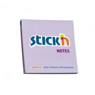 Бумага клейкая  76х76 100л STICK'N 21403 фиолетовая пастельная