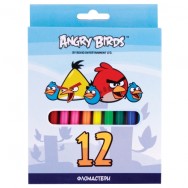 Фломастеры 12цветов CFS AB03131 "Angry Birds"