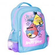 Рюкзак школьный 15 " Cool for School AB03821 "Angry Birds" Super cool голубой, 380х300х125