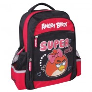 Рюкзак школьный 15 " Cool for School AB03822 "Angry Birds" черный/ красный, 380х300х125