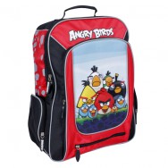 Рюкзак школьный 15,7" Cool for School AB03810 "Angry Birds Space" черный/красный, 420х290х130