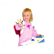 Фартук для детского творчества Economix  61490-09 розовый с нарукавниками