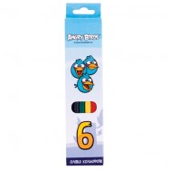 Карандаши  цветные  6 цветов Cool For School AB03100 "Angry Birds"