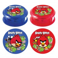 Точилка  CFS AB03401 "Angry Birds" пластиковая, эллипс, с контейнером, ассорти