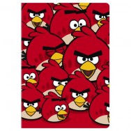 Тетрадь A5 96л клетка Interdruck "Angry Birds" евро-стандарт, 4 дизайна ассорти